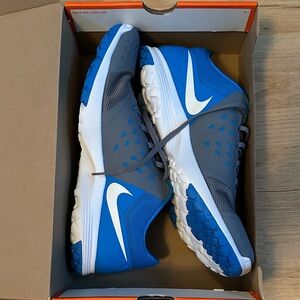 Nike Men's Blue and Gray Athletic Shoes